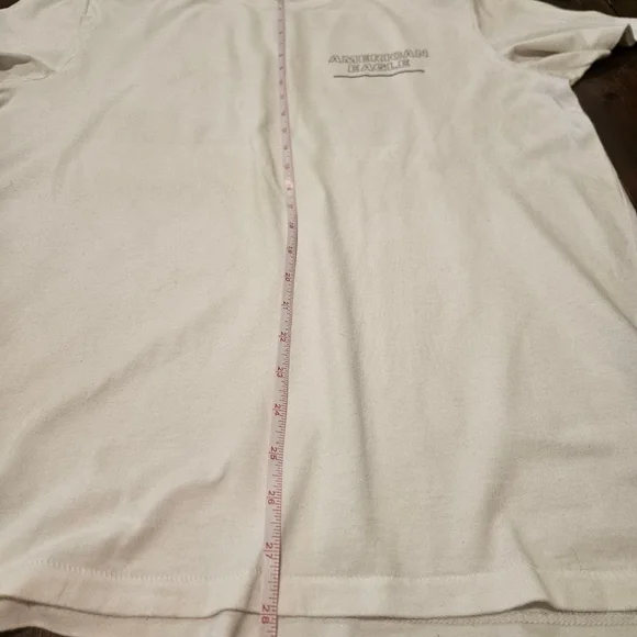 Men's American Eagle White Camo Graphic Short Sleeve Tee M - Picture 8 of 8